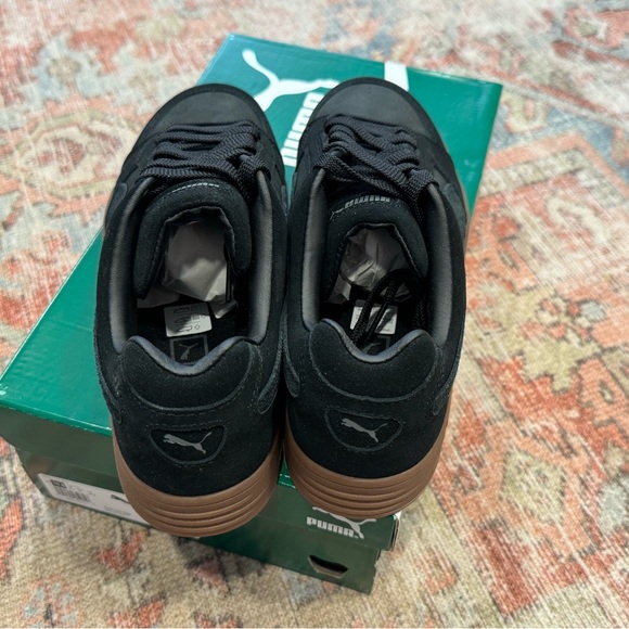 NWT Puma Slipstream Gum Suede Sneaker in black/gum men’s 10.5 - Picture 2 of 6